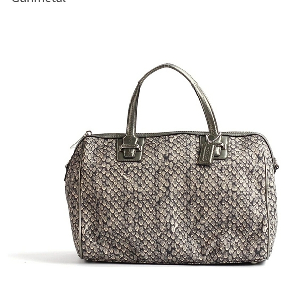 Coach Snake skin canvas purse - Picture 3 of 8